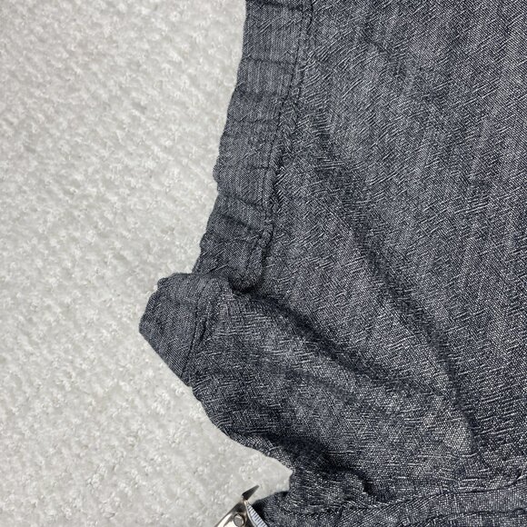 Hurley Shirt Mens Grey Summer Button Down Short Sleeve Collared Size XXL - Picture 9 of 16